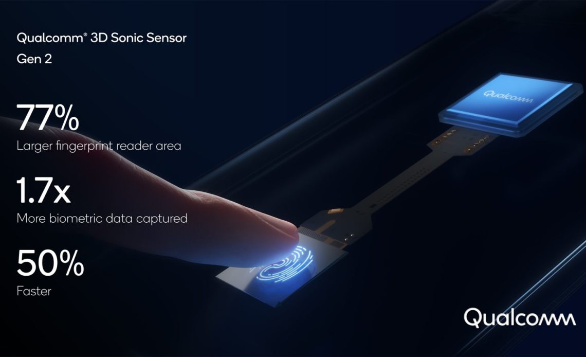 new ultrasonic fingerprint sensor is larger and faster