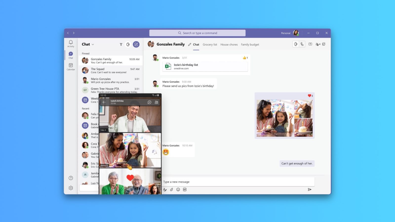 Microsoft Teams friends and family version now available for iOS and