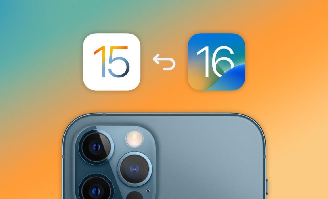Uninstall iOS 16 beta